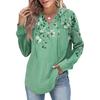 Women's Fashion Women's Lightweight Long Sleeve Pullover With Pockets Preppy Graphic Hoodie