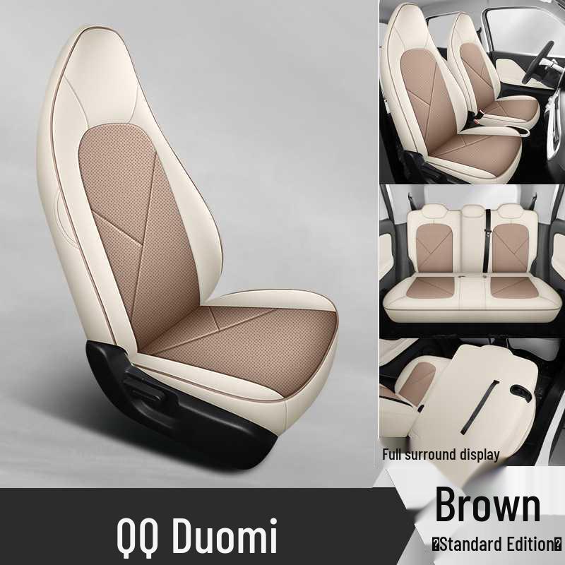 

2025 Chery New Energy QQ Domi Perforated Leather Seat Covers - All-Season, Full Coverage Five-Seater Full Coverage for Domi QQ