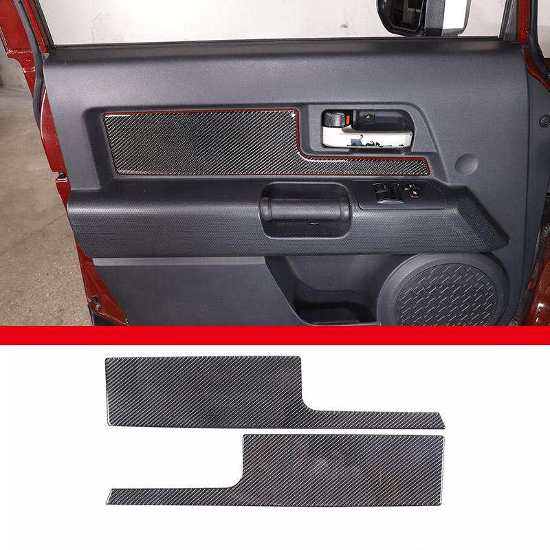 Soft Carbon Fiber For Toyota FJ Cruiser 2007-2025 Car Center Control Interior Sticker Car Modification Accessories