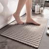 Koupelnová protiskluzová podložka s dutým designem, dvojitá protiskluzová, skládací, z PVC gumy, měkká, s přísavkami, odvodňovací podložka na podlahu pro sprchu