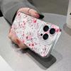 Transparent Phone Case For Xiaomi 13 12 11 Lite 5G 14 13 14T 13T 12T For Xiaomi 17 Pro Max Pink Tree Branch Flower Cover