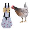 Goose Clothes Printing Waterproof Washable Poultry Chicken Cloth Diapers with Bow Tie for Farm
