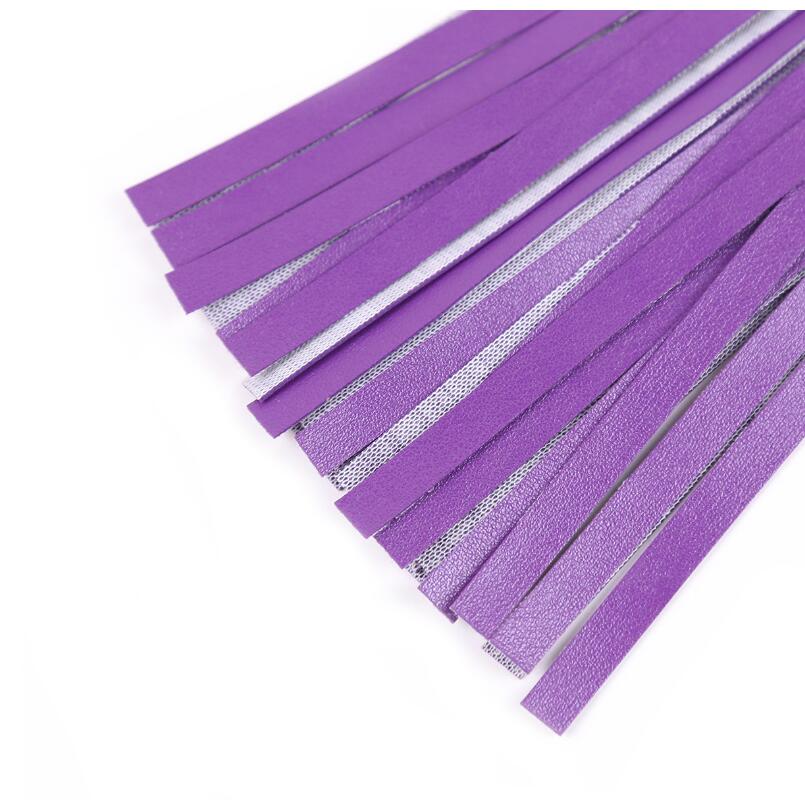 VaHppy Sex Whip 60CM 120G PU 4colors Game Toys Couple Flirting Spanking SM BDSM Tassel Tail Alternative Stimulation Sex Toys Delicate Handle