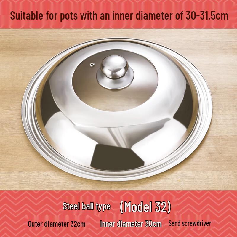 Zhaoran Stainless Steel Wok Lid