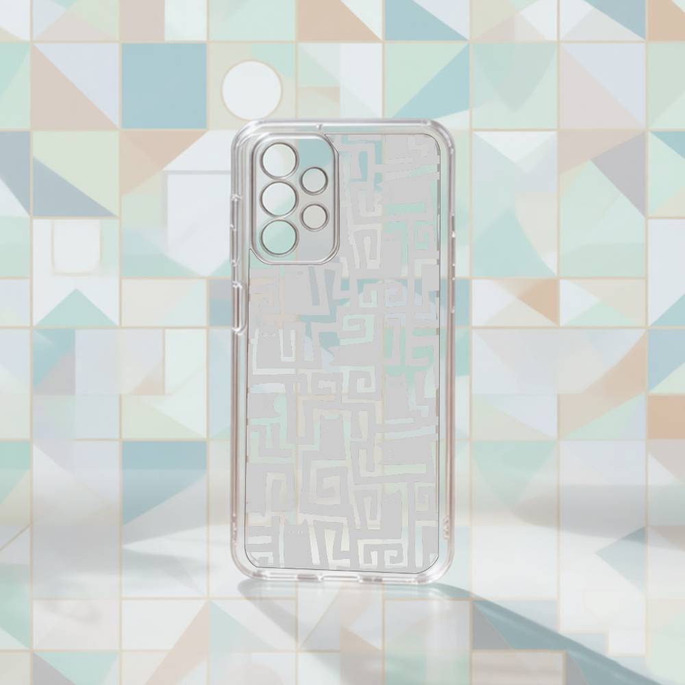 Cute kitten P-pattern patchwork  Phone Case Transparent Silicone Soft For Samsung S25,S24,S21,S22,S23,S30,Ultra,S20,Plus,Fe