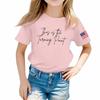 Toddler Girl Boy T-Shirts Kids Top Boys And Girls Printed Short Sleeved T-shirt 1-12Y Summ