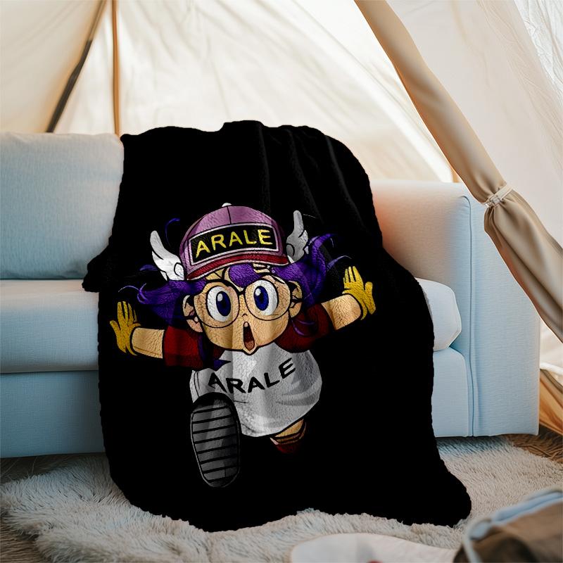 Arale Norimaki1 printed throw blanket—lightweight,soft,warm;versatile blanket for all seasons—perfect as &air-conditioning throw,nap blanket