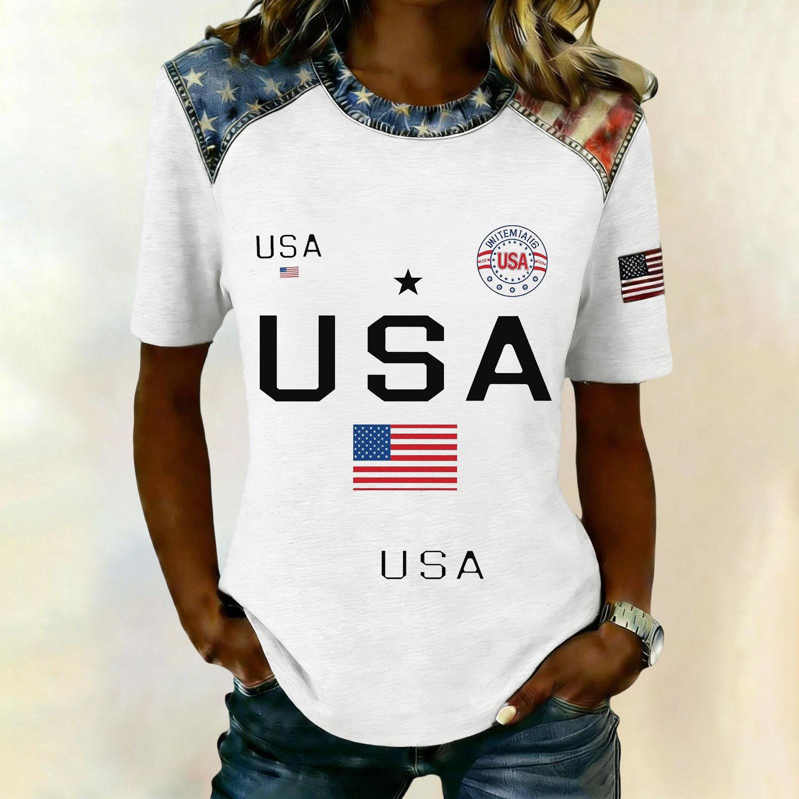 

Women s Stylish Casual Star-printed Blouse XL