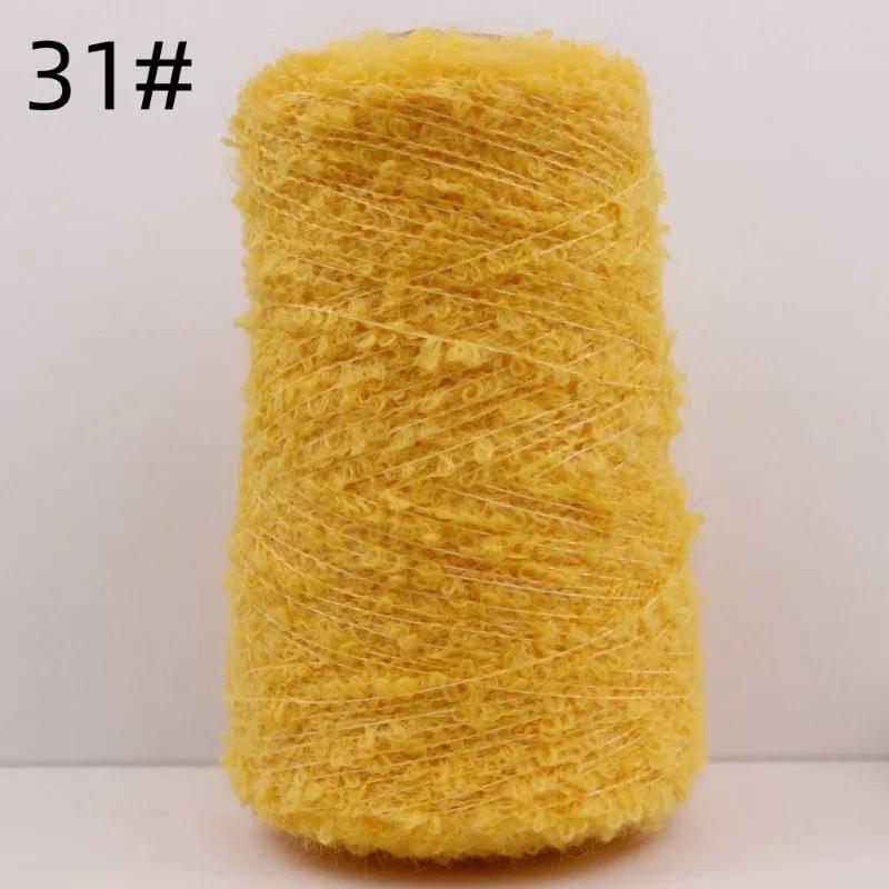 200g 460m Hand-braided Alpaca Loop Wool Yarn Thread Hand Knitting Wool Crochet Yarn for DIY Sweater Soft Smooth Yarn