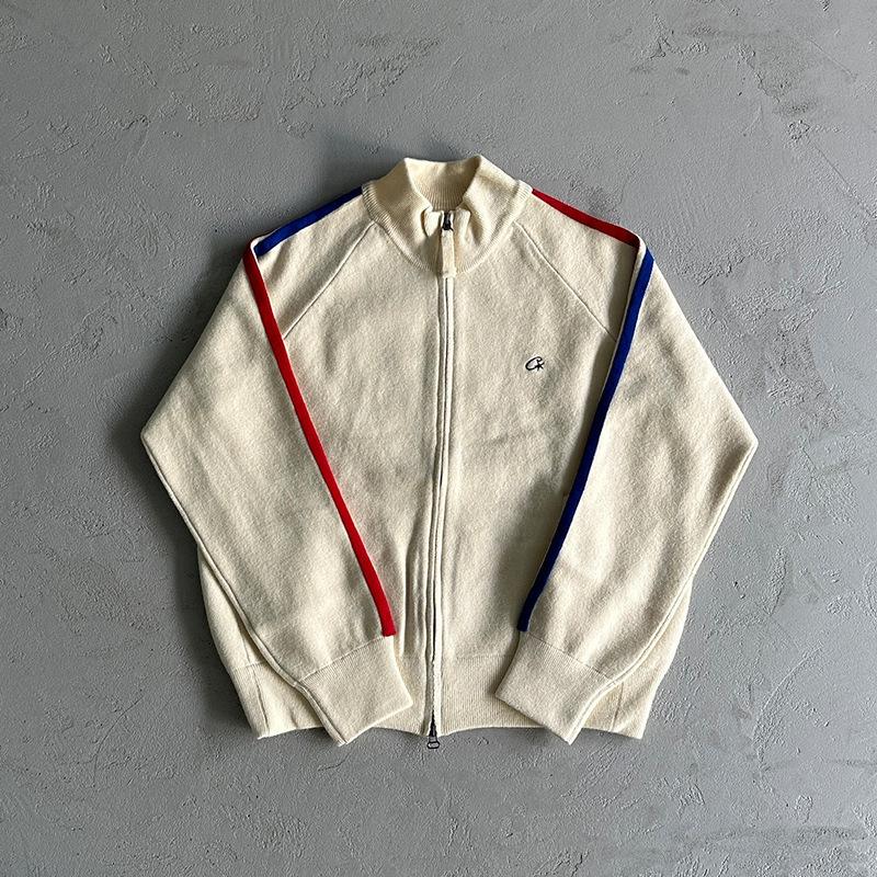 American Hip-Hop Embroidered Stand Collar Zipper Jacket for Men S