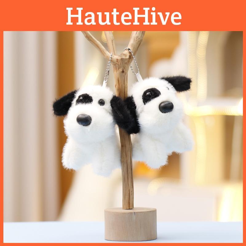 Plush Dog Dalmatian Doll Keychain Cartoon Toy Decoration Pendant Gifts Cute
