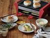 Recolte Raclette Fondue Maker Grand Melt Pizza Plate Set RRF-2