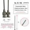 200mm Precision Stainless Steel Dispensing Needle with Pointed and Flat Tips