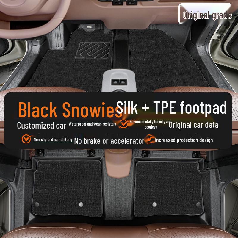 25-Style TPE Floor Mats: Full Coverage Decorative Set for Geely Panda Mini Knight Karting