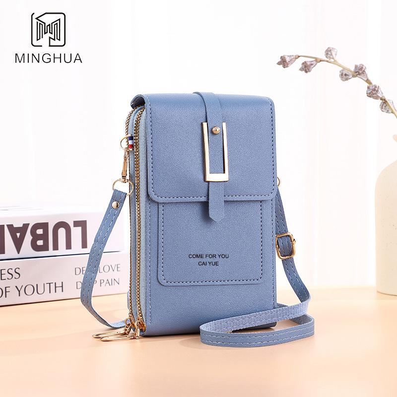 Mobile phone bag, women's crossbody bag, lightweight mini women's shoulder bag, touch screen