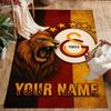 Galatasaray Pride Customizable Name Floor Rug Office Rug Design for Hallway Game Room Kitchen Study room Anti-slip Rug Office home decor