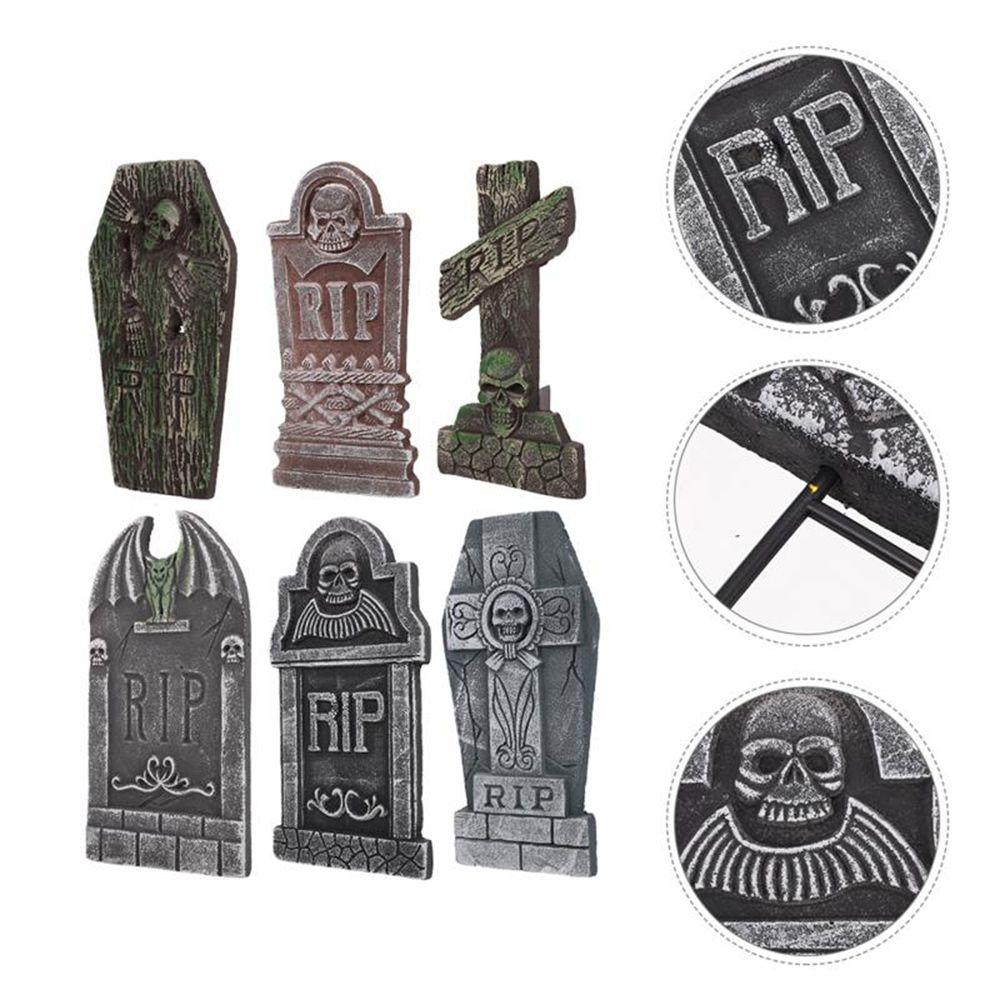 Ghost Festival Decoration Skull Tombstone Halloween Tombstone Tombstone Ornament Tombstone Ghost