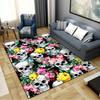 Vintage Skull Pattern Carpet Rug for Living Room Bedroom Home Sofa Decoration,Kids Play Non-slip Floor Mat