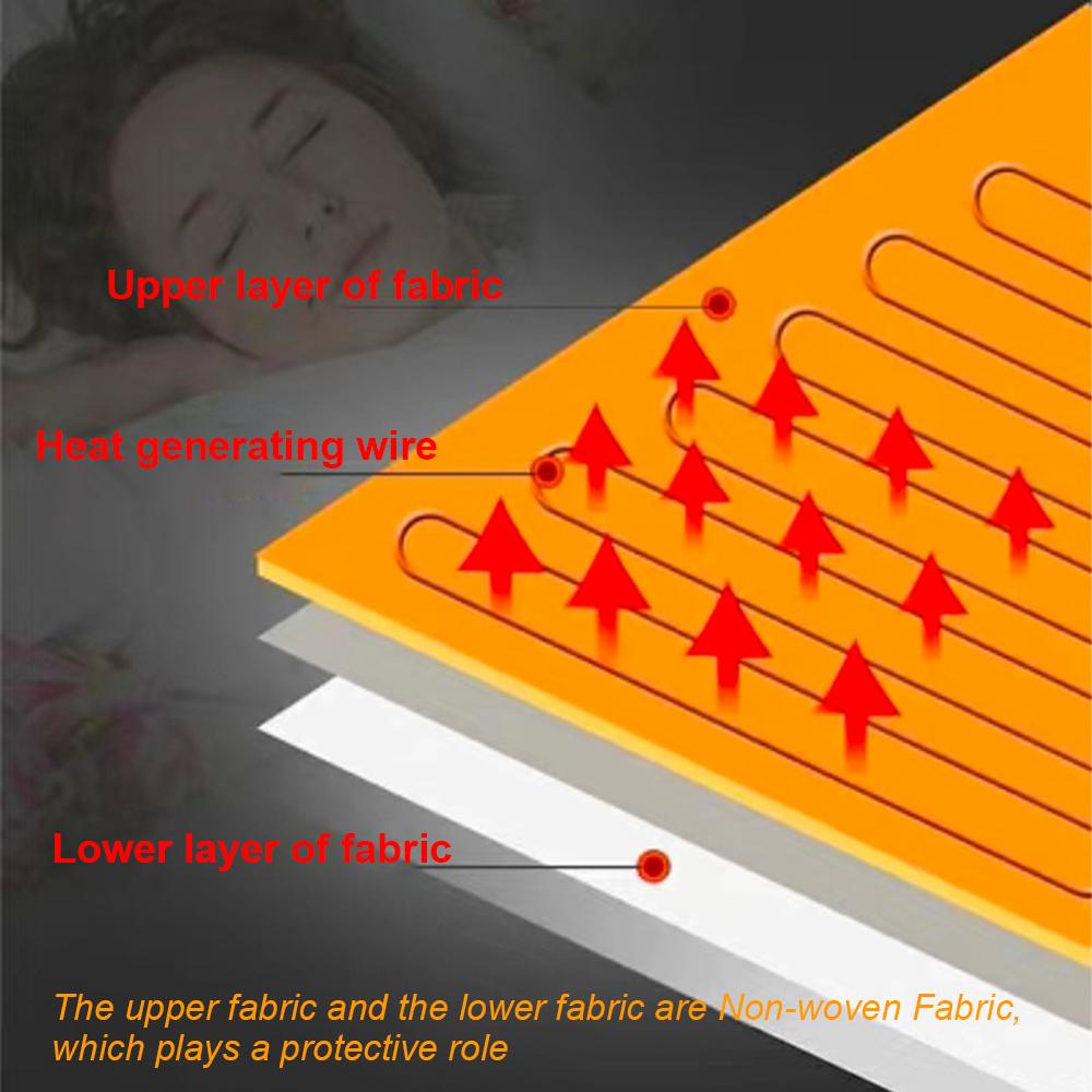 5V USB Heating Pad 24x12cm Electric Heater Pad Winter Warm Carpet Carbon Fiber Heating Film Hand Warmer For Neck Pillow Heating