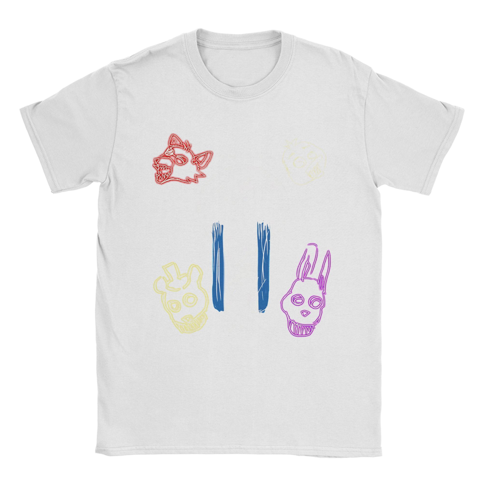 

Винтажная летняя футболка с плачущим ребенком и друзьями Модные футболки FNAF В Фредди Чистый хлопок Футболка для мужчин Короткий рукав Верхняя футболка S