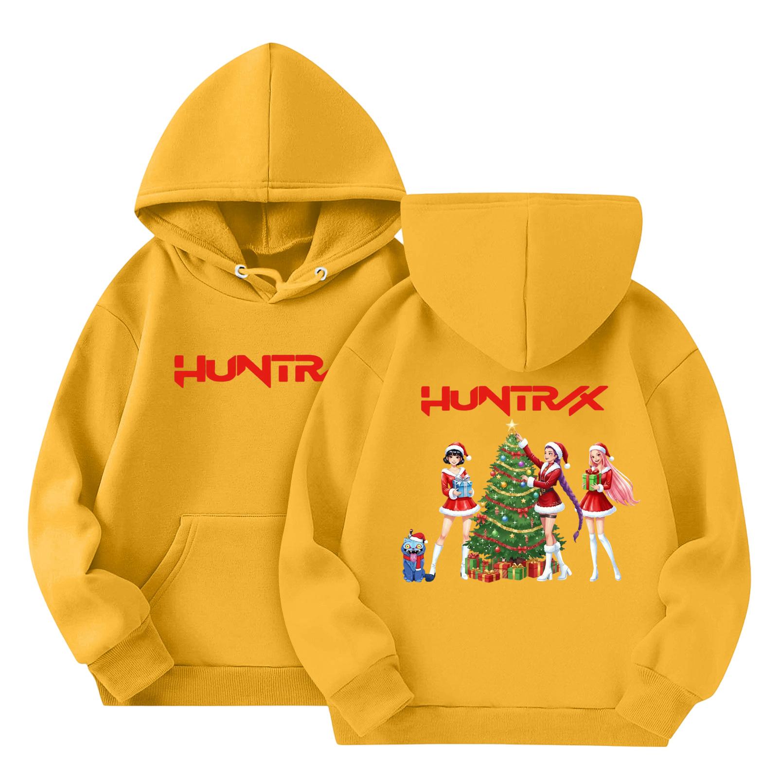 

Толстовки для девочек-подростков, толстовки с длинным рукавом, пуловер с завязками, симпатичная толстовка большого размера 150 жёлтый