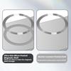 Ultra Thin Metallic Paint Magnetic For Magsafe Case For 17 Air 16 15 14 13 12 Pro Max Plus Frameless Cooling Hard Cover