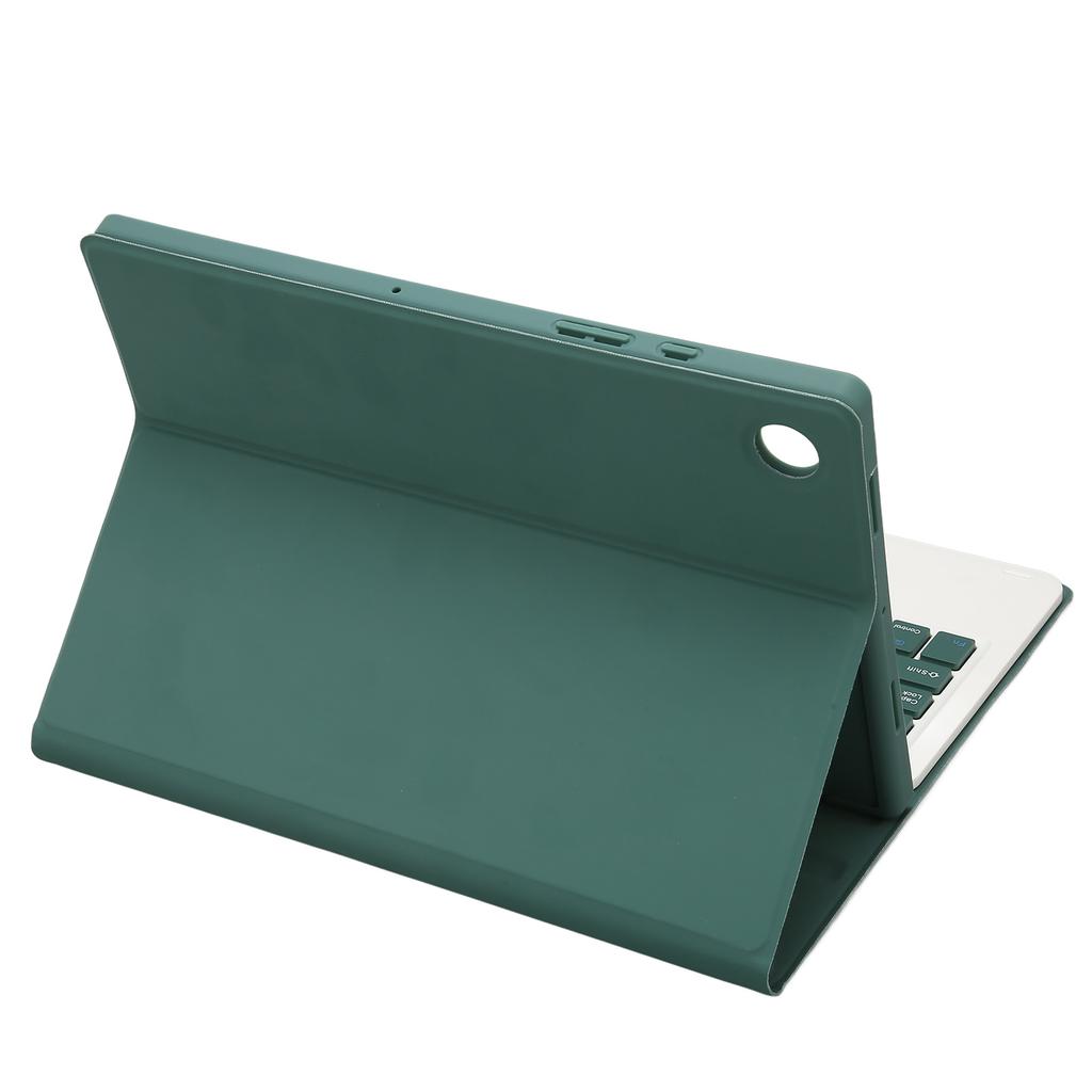 Tablet Keyboard Case for Galaxy Tab A8 10.5in 2022 Detachable Wireless Bluetooth Tablet Keyboard TPU Case Dark Green