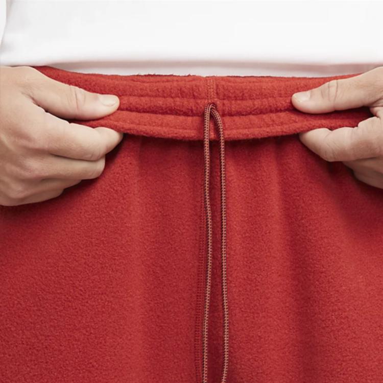 Nike ACG Polartec Wolf Tree Fleece Casual Loose Running Pants Men Bottoms Crimson CV0659-671