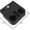 Ford F-Series Center Console Cup Holder HC3Z-2813562-AB (Fits F150, F250, F350, F450)