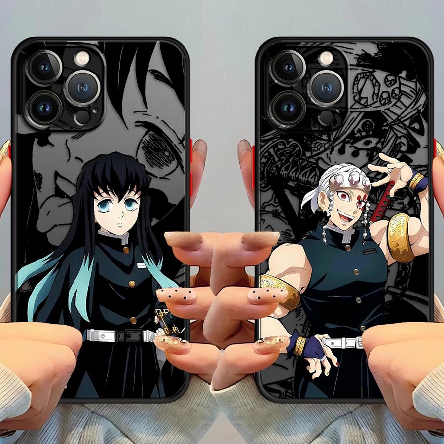 Hot Anime Demons Slayers Case for iPhone 17 Pro Max 12 Air 15 16 Plus 11 14 XS XR 13 Mini 7 8 SE Funda Back Phone Cover