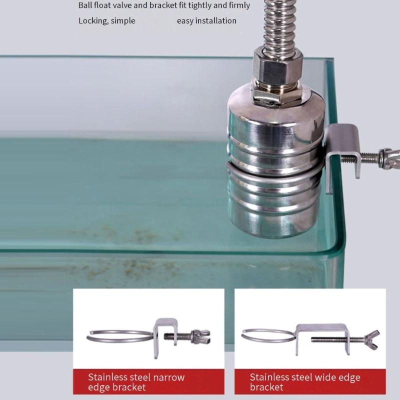 Stainless Steel Float Ball Valves For Water Tanks Automatic Levels Adjustment High Pressures Water Control Float Vales