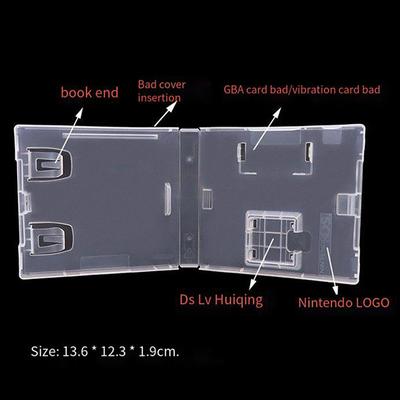 Clear White Replacement Game Card Cartridge Protective Box Case For