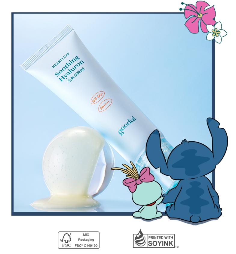 Goodal Heartleaf Calming Hyaluron Sun Serum 50ml – Soothing & Glow UV Care