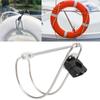 Horseshoe Shape Life Buoy Horseshoe Holder 304 Stainless Steel Boat Marine Bracket  Boat Use