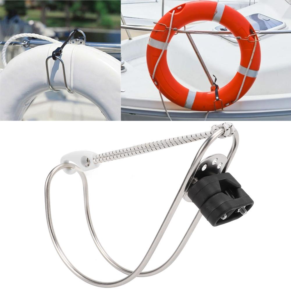Horseshoe Shape Life Buoy Horseshoe Holder 304 Stainless Steel Boat Marine Bracket Boat Use