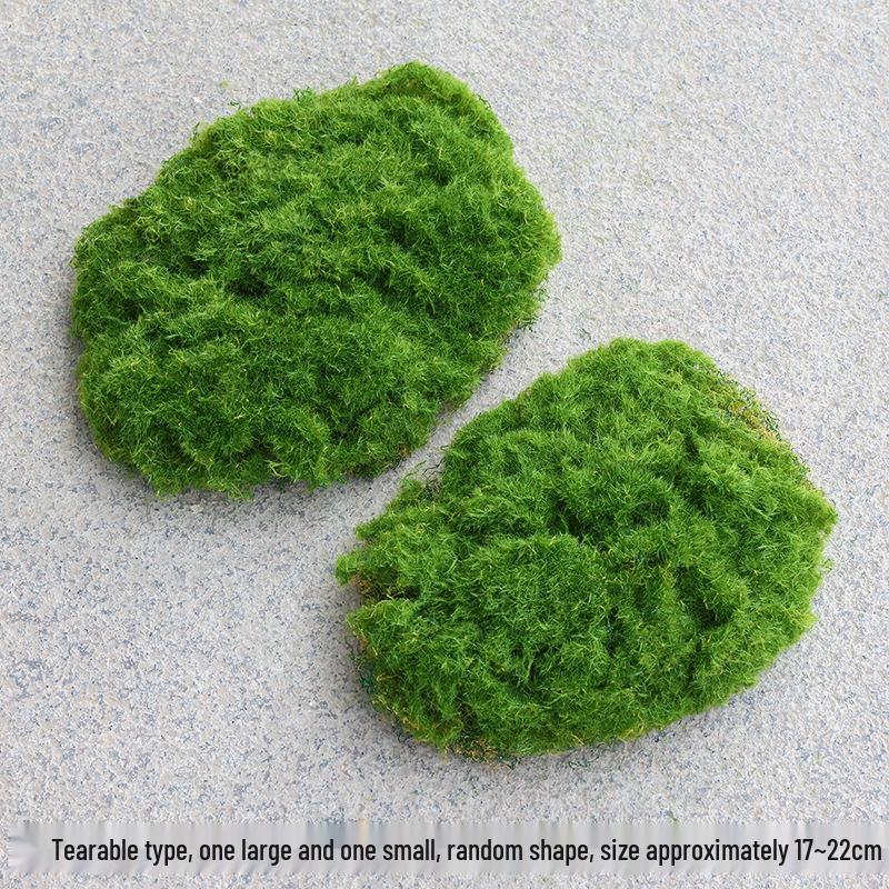 Bionic Artificial Moss Micro Landscape Ornaments for Bonsai and Paving