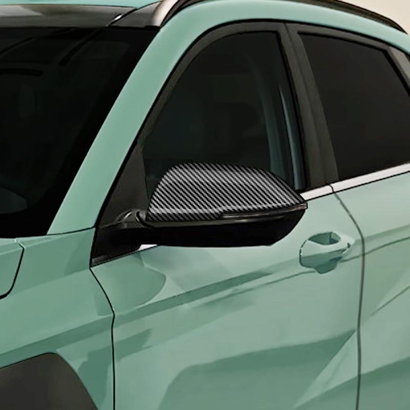 For Hyundai KONA 2024 2025 Door Side Rearview Mirror Fuel Tank Cap Anti scratch Cover oil fuel cap Front Bumper Fog Light Cover