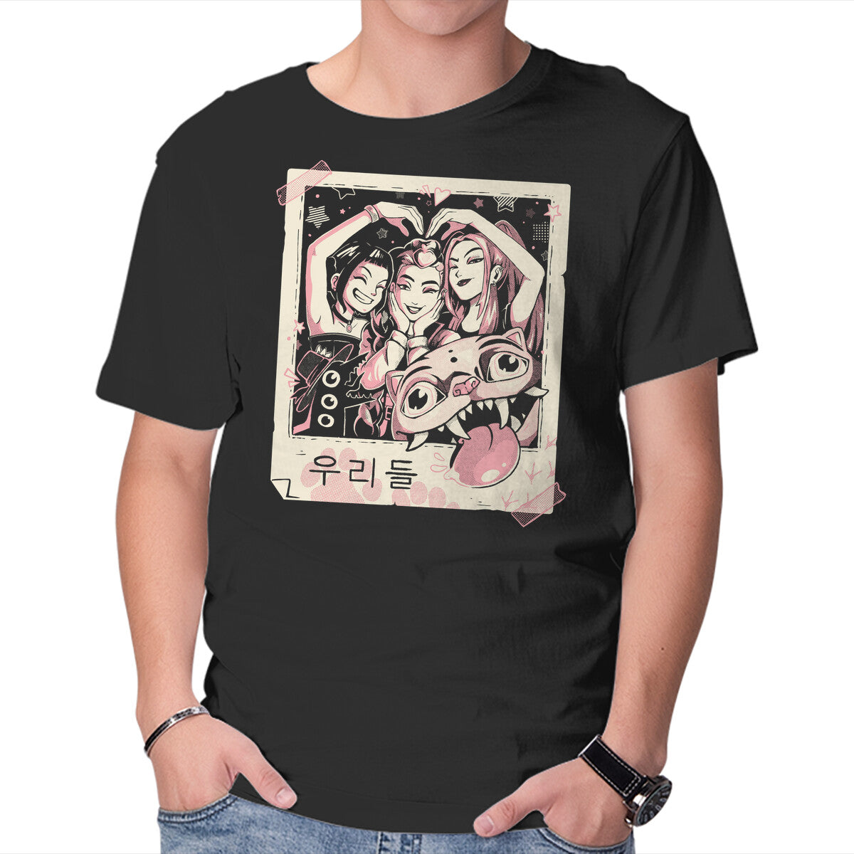 Unisex Crew Neck T-Shirt Forever Weird Graphic Short Sleeve Casual Tee XS