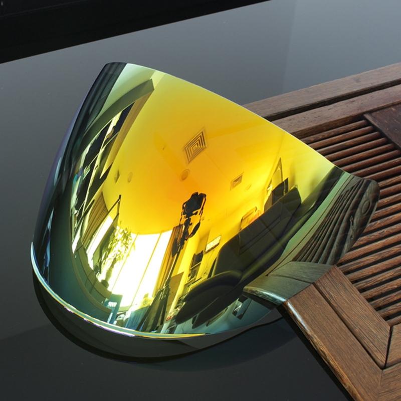 Motorcycle Helmets Lens, Motorcycle Wind Shield Helmets Visors Lens AntiFog Lens for OF608 Helmets Visors