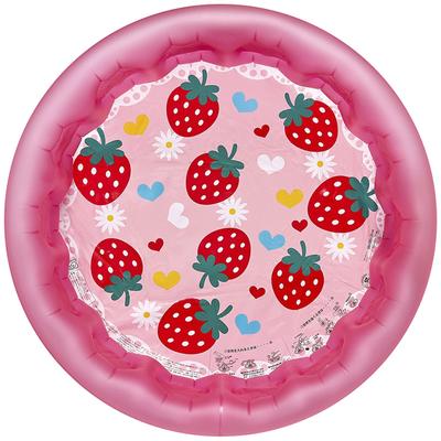 Igarashi Strawberry Pool, Approx. 85 X 22 Cm (inflated Size), 1 Air Chamber, PLA-083SV, Small PK