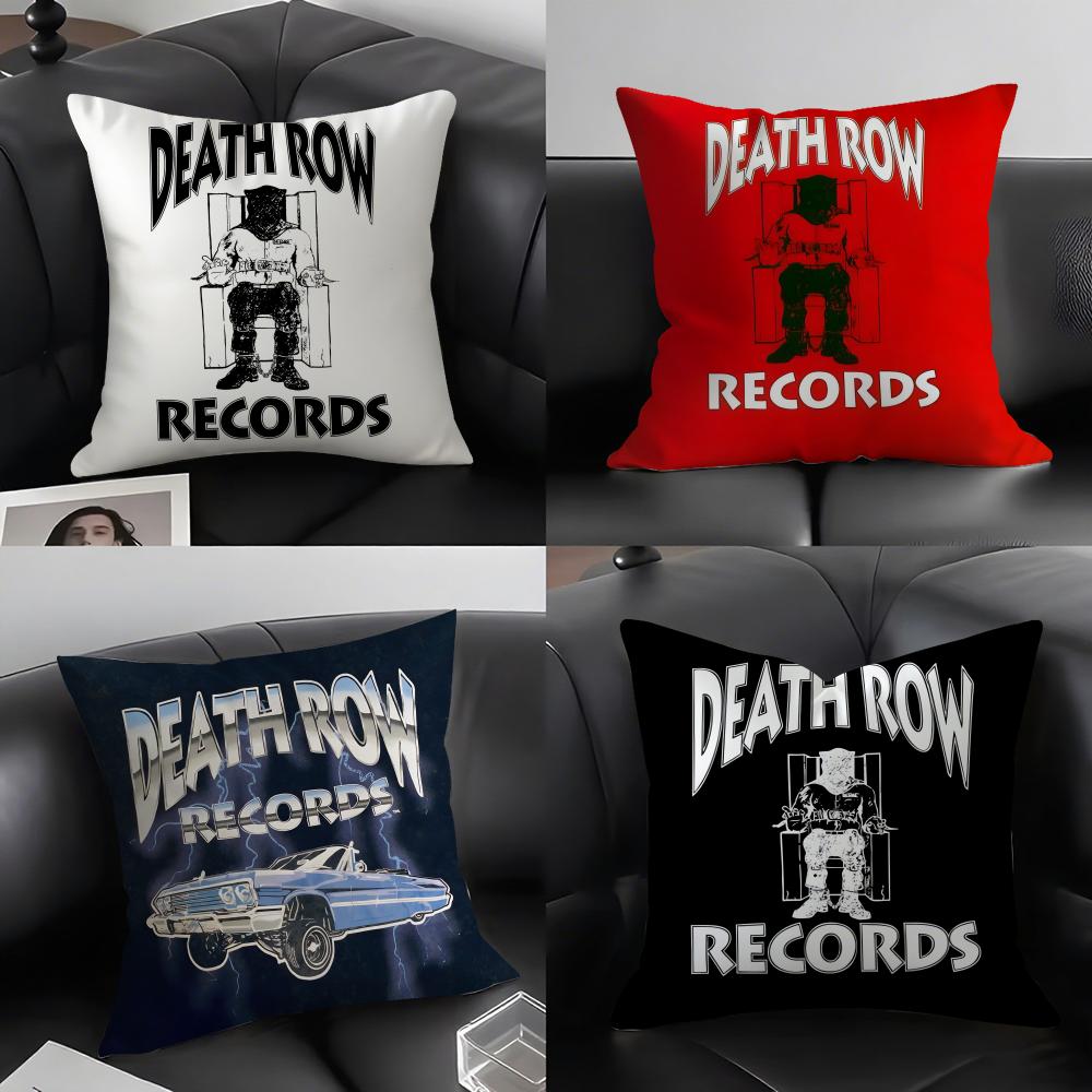 D-Death Row R-Record Record Label Cushion Cover Pillowcase Ultra Soft Skin Friendly Fabric Cloud Like Comfort & Concealed Zipper