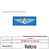 Custom Aerospace Fabric Patch: Military Fan Badge & Tactical Armband