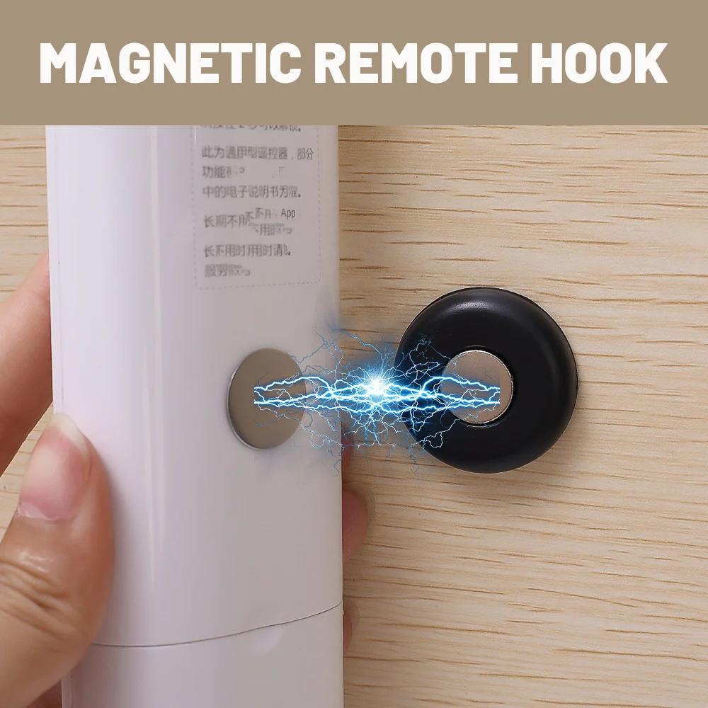 Neue Starke Magnethaken für Fernbedienung Wandmontierter Unsichtbarer Magnethalter Anti-Verloren Kühlschrankaufkleber Heim-Büro-Organizer