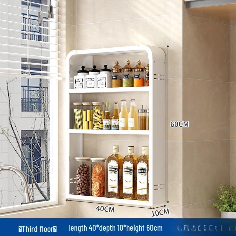 Handon Nordic Style Wall-Mounted Kitchen Storage Rack
