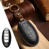 Genuine Leather Handmade Car Key Cover for Nissan