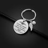 Mothers Day Keychain Gift Metal Stainless Steel Keychain Birthday Gift for Mother Stainless Steel Keychain for Backpack Bag Pendant