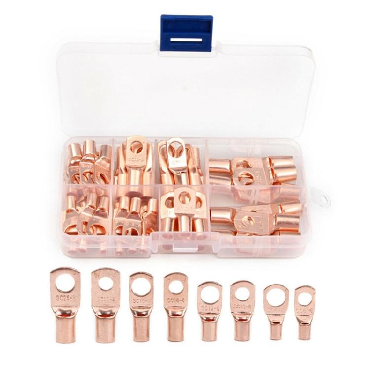 SC Series Copper Cable Lug with Heat Shrink Tubing Battery Terminals Connector