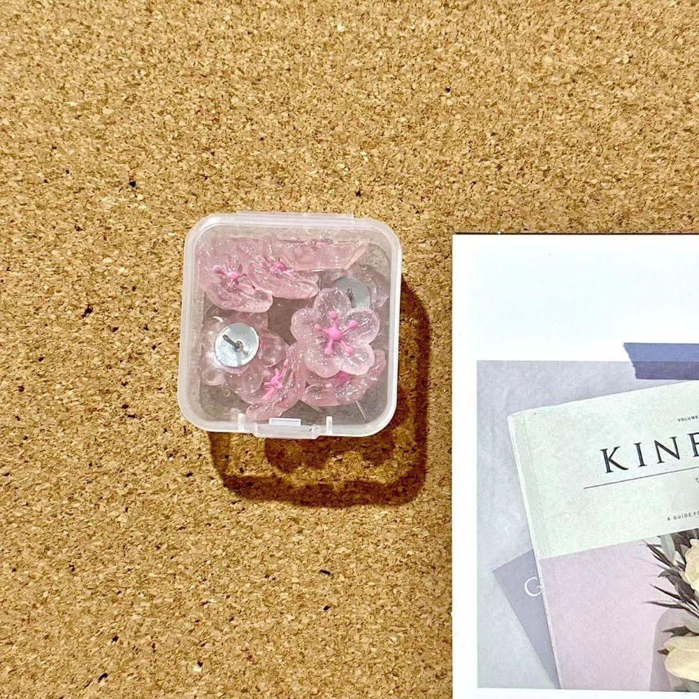 10/20/30Pcs 3D Board Push Pin Creative Thumb Tacks Portable Decorative Studs  Office School Supplies