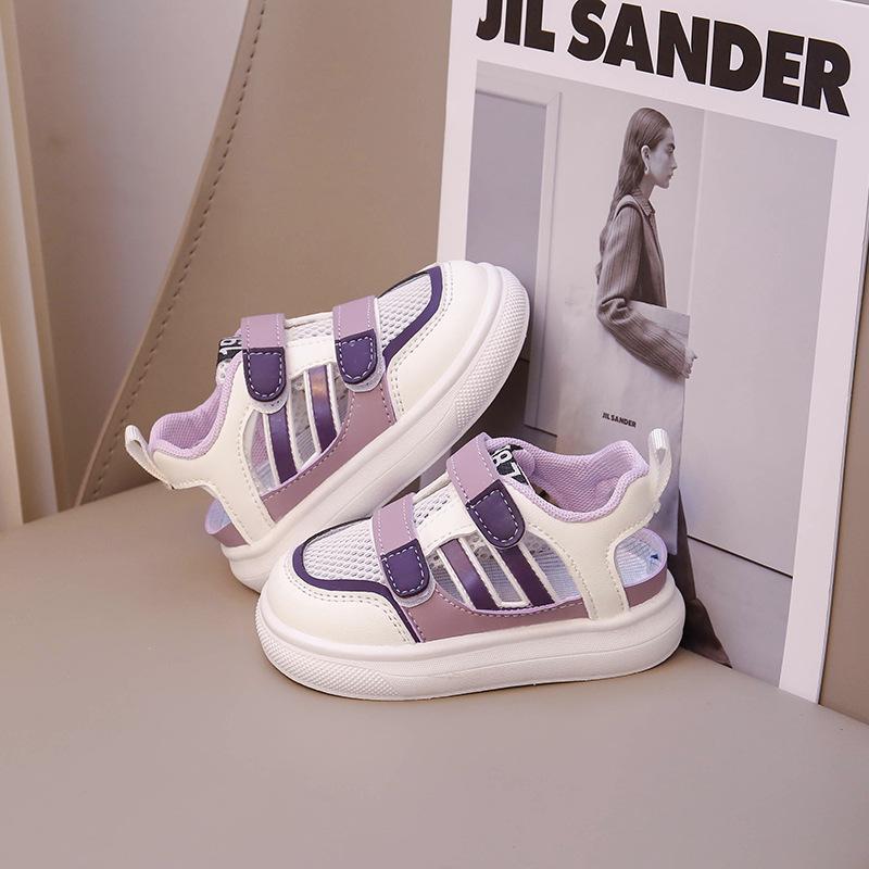 Baby Sandals Girls Summer 2025 New Baotou Sports Single Mesh Shoes Medium and Small Children Boys Beach Sandals