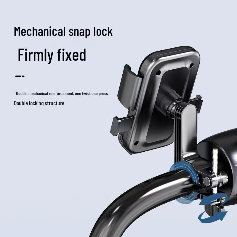 Electric Vehicle & Bike Shockproof Phone Mount for Riders